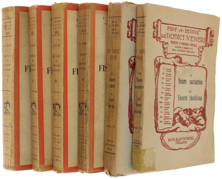 LE DODICI VENERI. Trattato di fisiologia sessuale. [Opera completa]