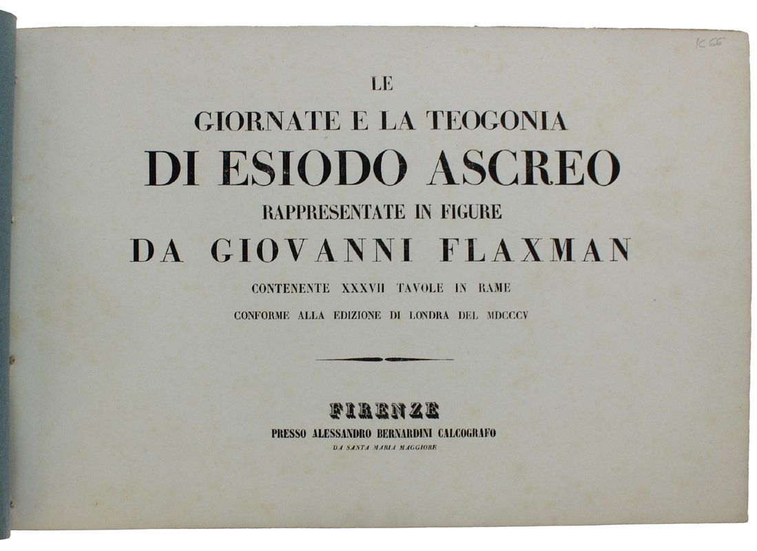 LE GIORNATE E LA TEOGONIA DI ESIODO ASCREO RAPPRESENTATE IN …