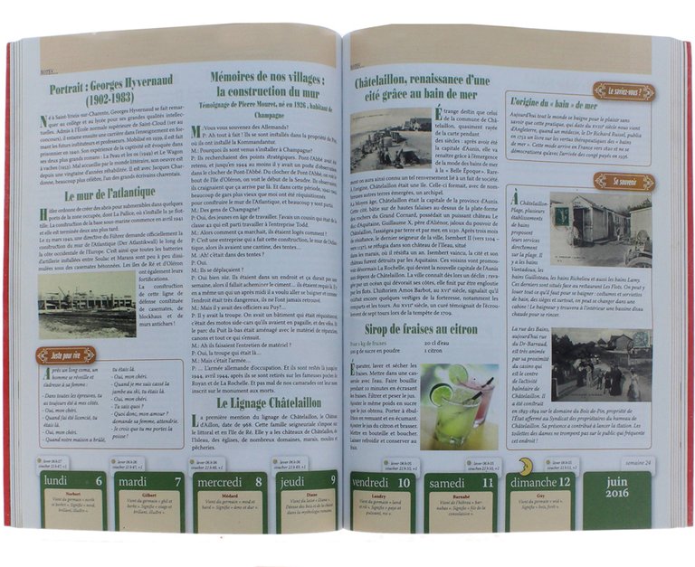 LE GRAND ALMANACH DES CHARENTES 2016.