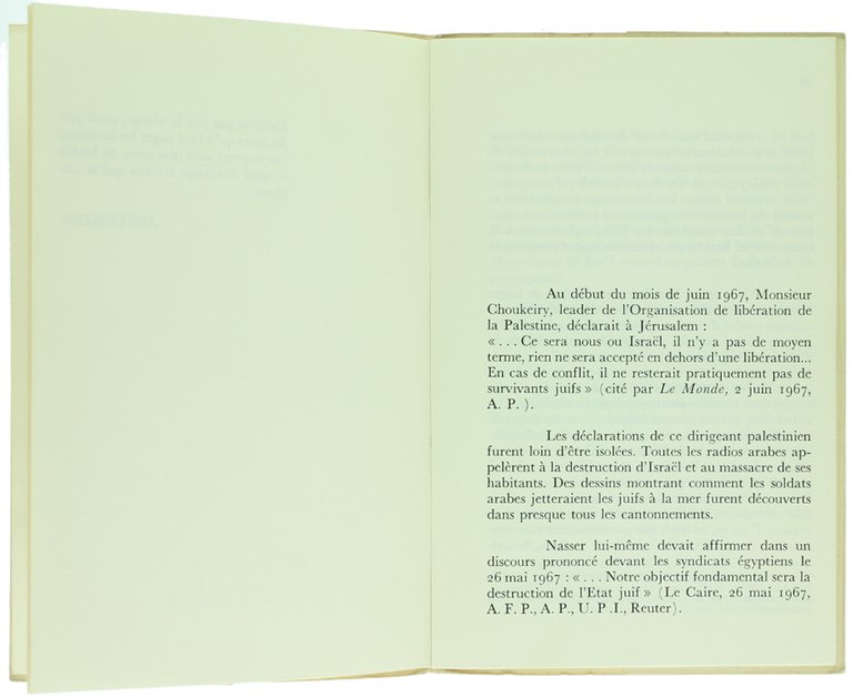 LE MIRAGE PALESTINIEN.