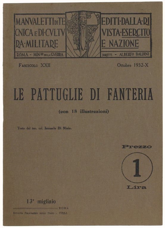 LE PATTUGLIE DI FANTERIA.