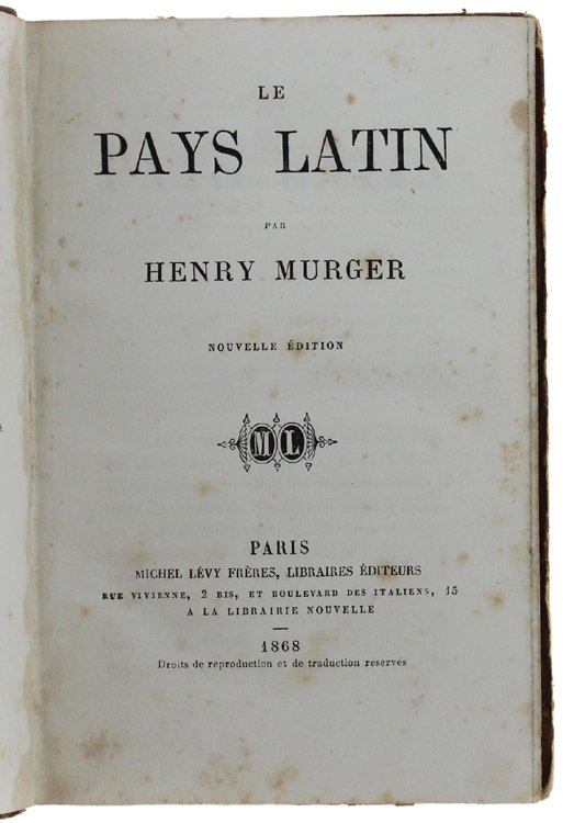 LE PAYS LATIN. Nouvelle édition.