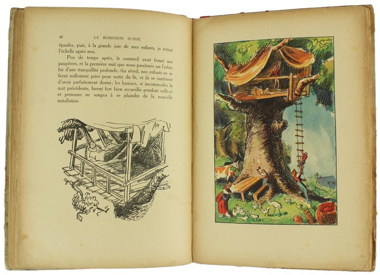LE ROBINSON SUISSE. Adaptation de Marguerite Reynier. Illustrations de Pierre …