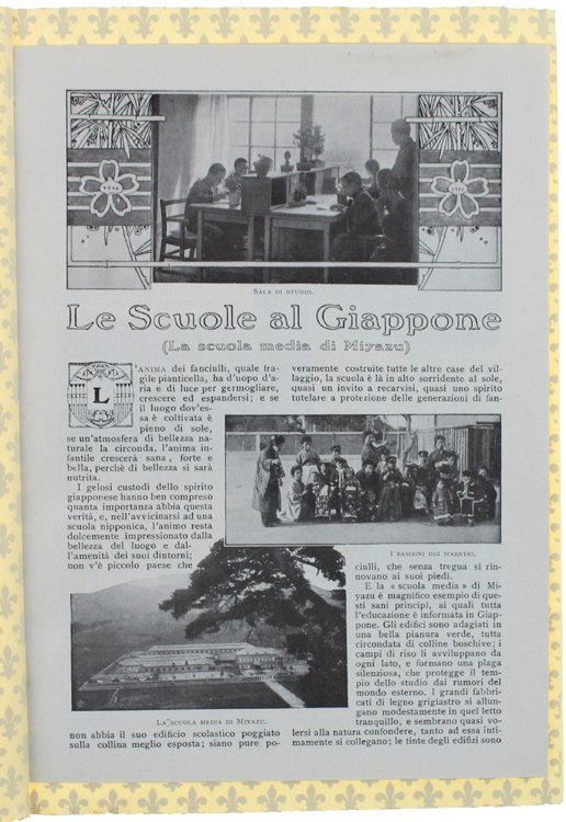 LE SCUOLE AL GIAPPONE. La scuola media di Miyazu.