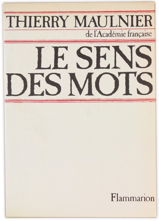 LE SENS DES MOTS.