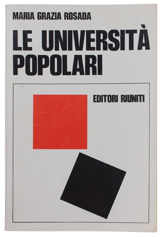 LE UNIVERSITA' POPOLARI IN ITALIA 1900-1918.