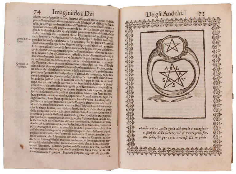 LE VERE E NOVE IMAGINI DE GLI DEI DELLI ANTICHI …