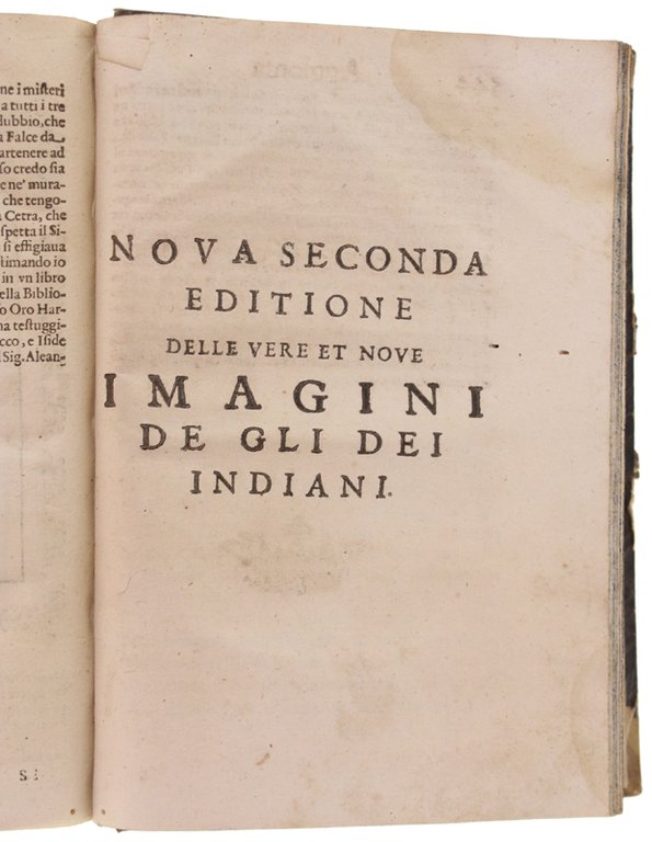 LE VERE E NOVE IMAGINI DE GLI DEI DELLI ANTICHI …