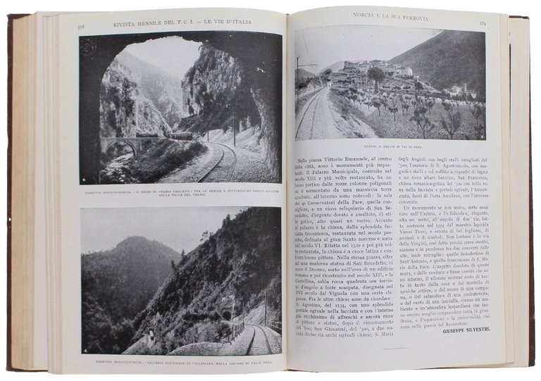 LE VIE D'ITALIA 1928 - Rivista mensile del T.C.I., Annata …