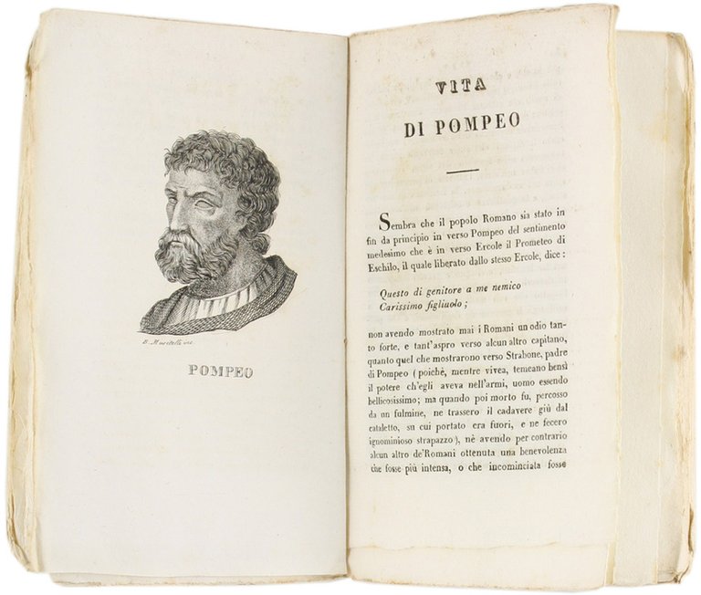 LE VITE DEGLI UOMINI ILLUSTRI volgarizzate da Girolamo Pompei [illustrata …