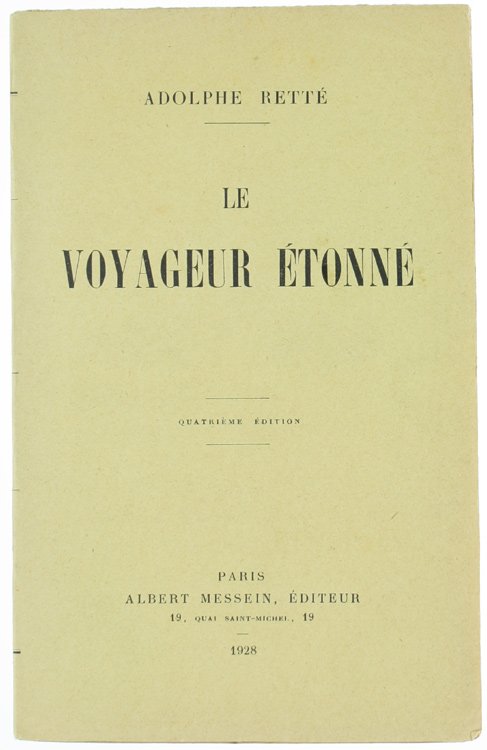 LE VOYAGEUR ETONNE'.