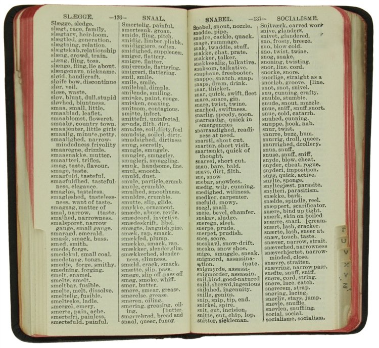 LEACHMAN'S NORSK-ENGELSK LOMME-ORDBOG. Norwegian-English Pocket Dictionary and Manual of Useful …