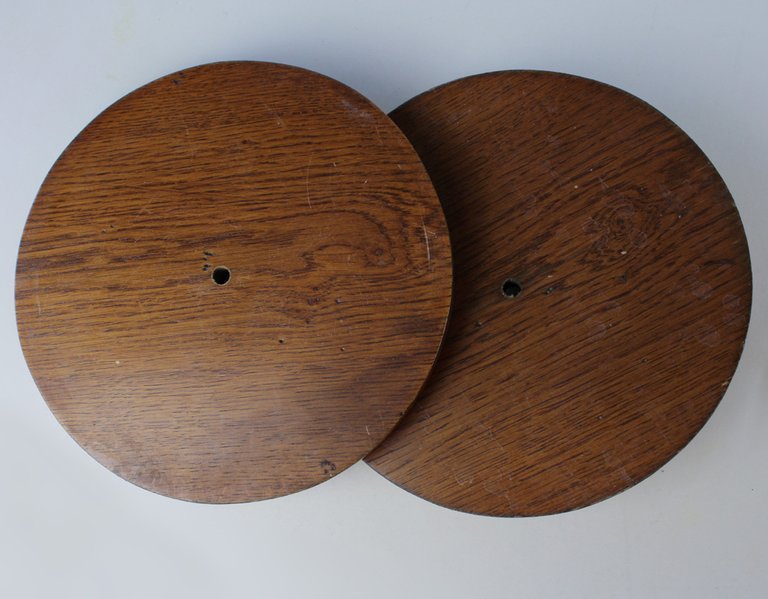 LEGNO MASSELLO: DUE DISCHI CM 21x2