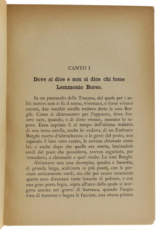 LEMMONIO BOREO [edizione originale]