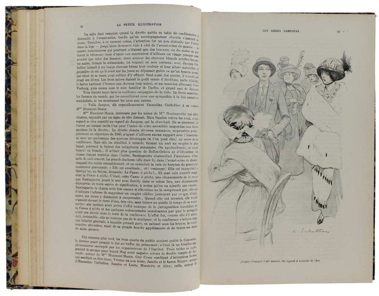 SUPPLÉMENT À L'ILLUSTRATION 1913: LES ANGES GARDIENS - Ce temps-ci …