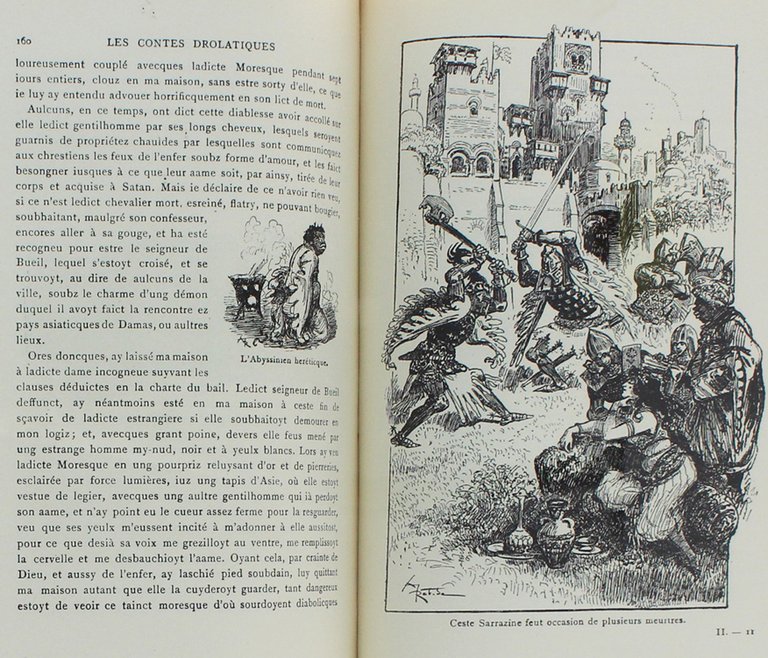LES CONTES DROLATIQUES - Illustratins de A. Robida.