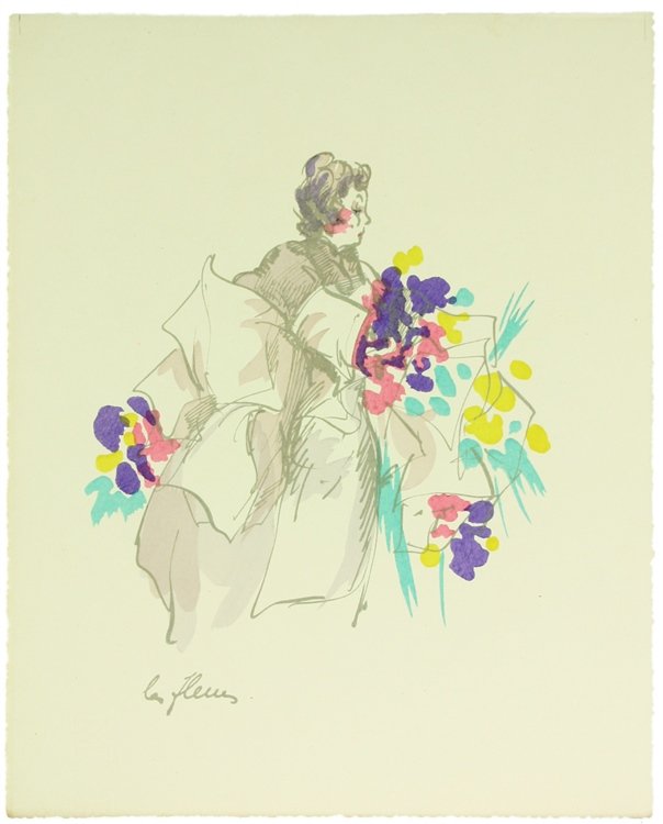 LES HALLES. Lithographies originales de Ch. Gir assaisonnées par Maurice …