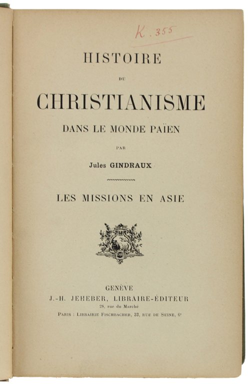 LES MISSIONS EN ASIE - HISTOIRE DU CHRISTIANISME DANS LE …