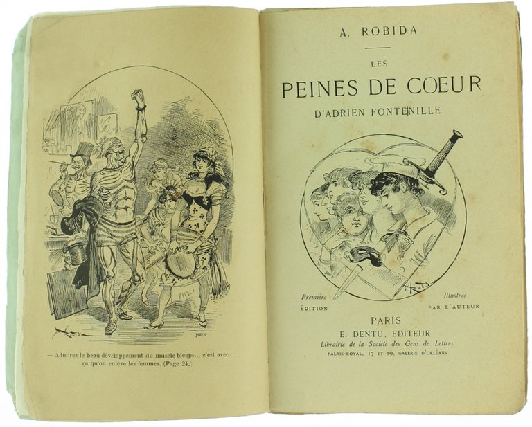 LES PEINES DE COEUR d'Adrien Fontenille.