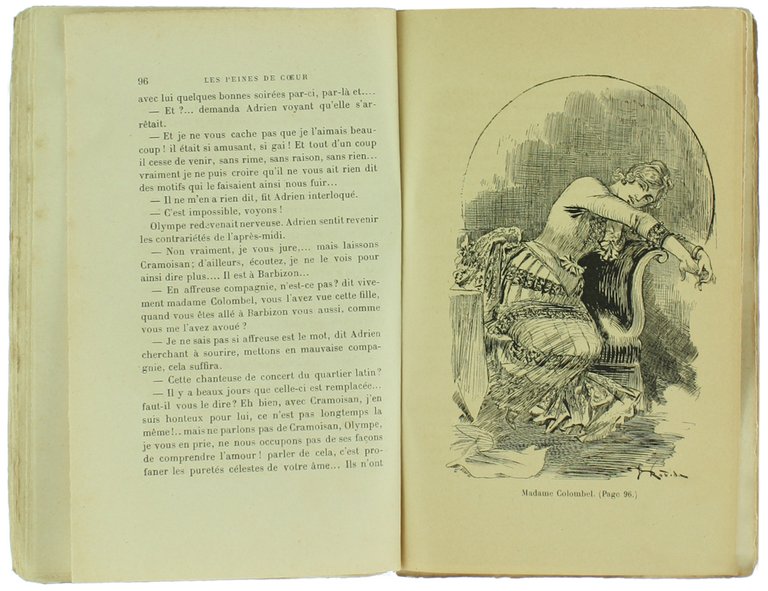 LES PEINES DE COEUR d'Adrien Fontenille.