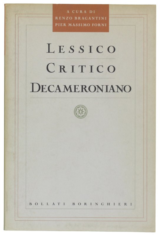 LESSICO CRITICO DECAMERONIANO