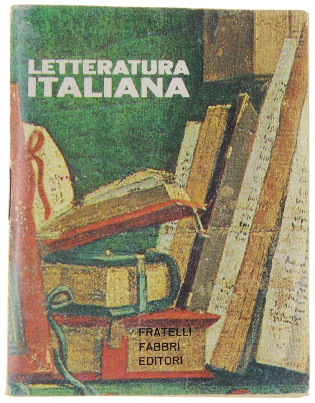 LETTERATURA ITALIANA FABBRI [presentazione: formato 8,5x6,5 cm]