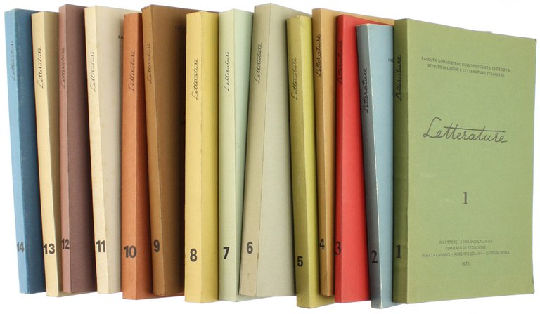 LETTERATURE. N. 1 - 2 - 3 - 4 - …