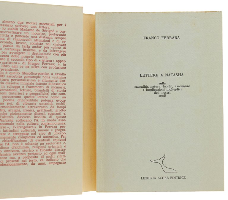 LETTERE A NATASHA sulla causalita, natura, luoghi, assonanze e implicazioni …