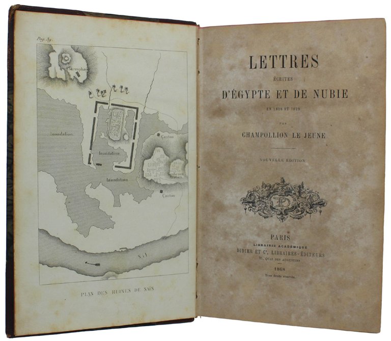 LETTRES ECRITES D'EGYPTE ET DE NUBIE EN 1828 ET 1829
