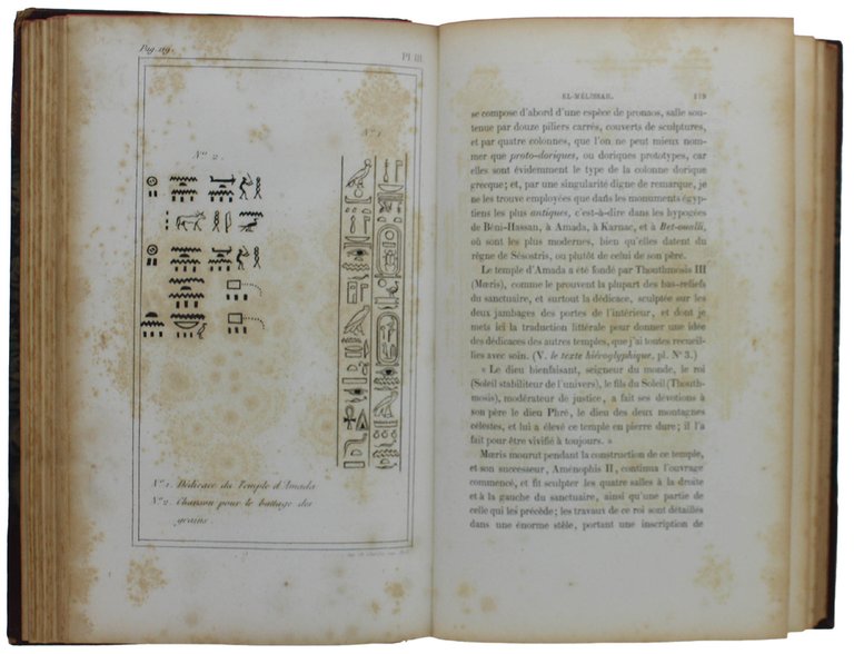 LETTRES ECRITES D'EGYPTE ET DE NUBIE EN 1828 ET 1829