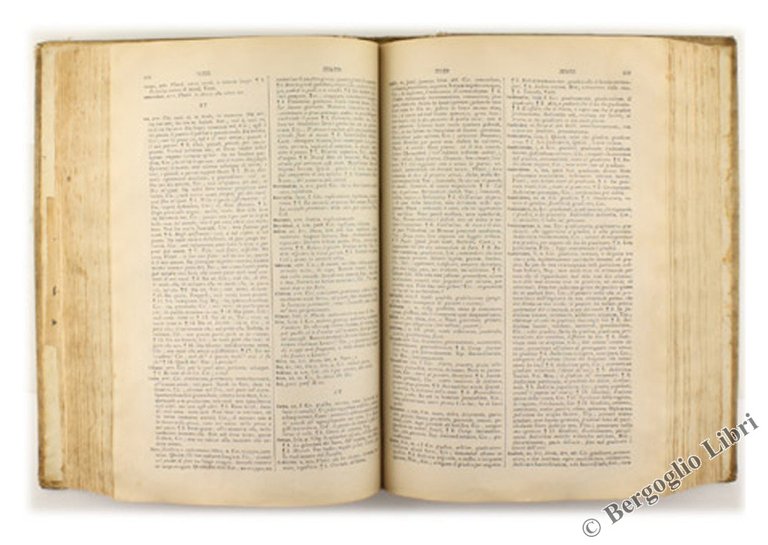 LEXICON LATINI ITALIQUE SERMONIS in Usum Scholarum - VOCABOLARIO ITALIANO-LATINO …