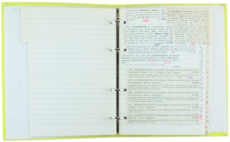 LIBRI DI FLORICOLTURA, AGRICOLTURA, GIARDINAGGIO: Raccolta di schede di librerie … | Immagine Gallery 4