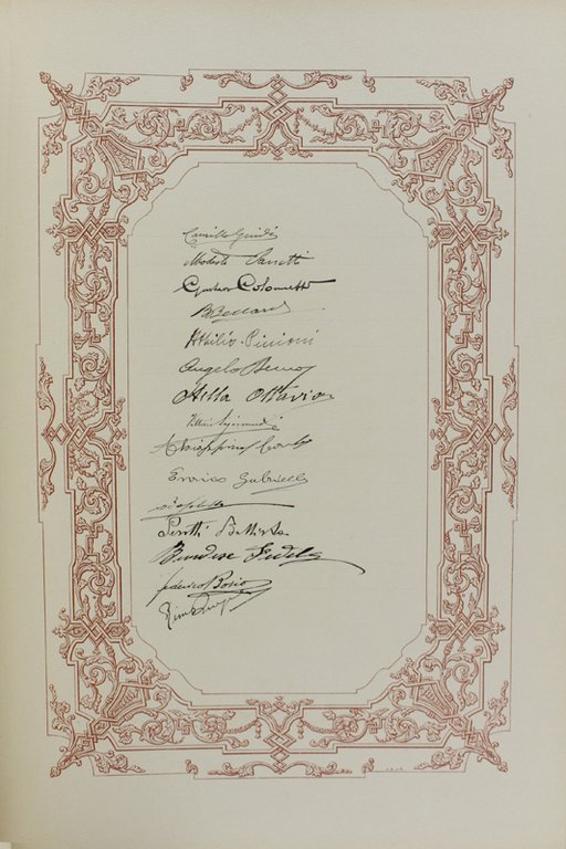 LIBRO DELLE FIRME DEL SINDACO DI TORINO RICCARDO CATTANEO (1920-1923)