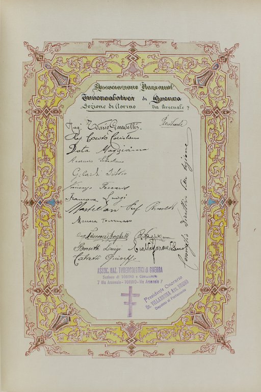 LIBRO DELLE FIRME DEL SINDACO DI TORINO RICCARDO CATTANEO (1920-1923)