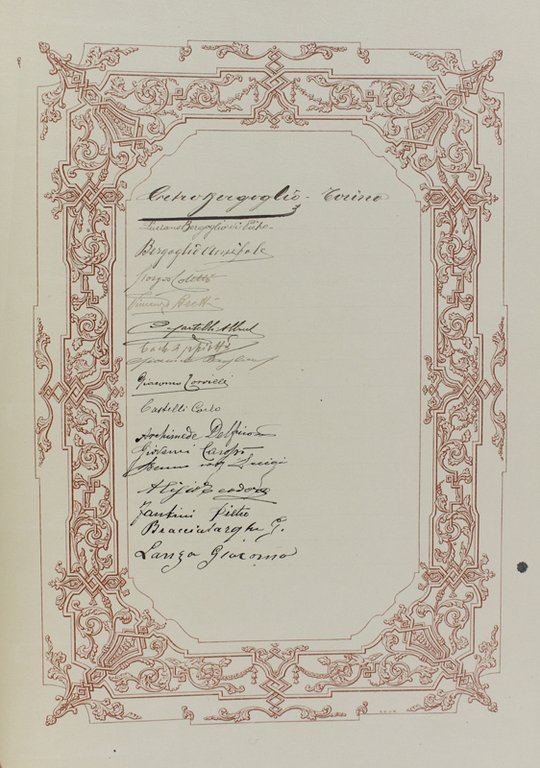 LIBRO DELLE FIRME DEL SINDACO DI TORINO RICCARDO CATTANEO (1920-1923)