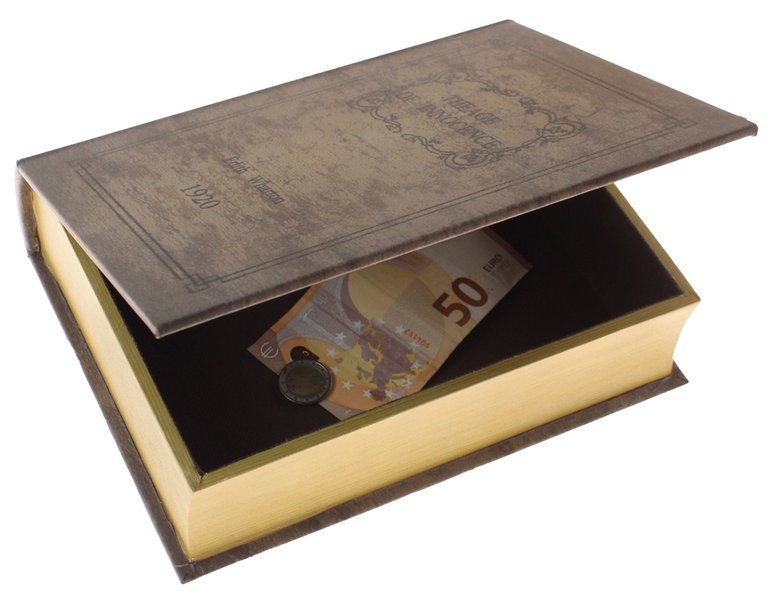 LIBRO SCRIGNO: Cofanetto a forma di libro, vuoto al'interno, perfetto …