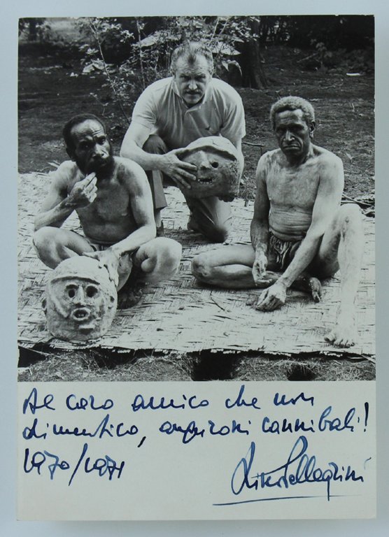 LINO PELLEGRINI : 8 FOTO ORIGINALI CON AUTOGRAFO (1963-1977)