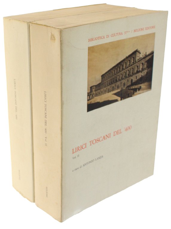LIRICI TOSCANI DEL '400 [in 2 volumi]