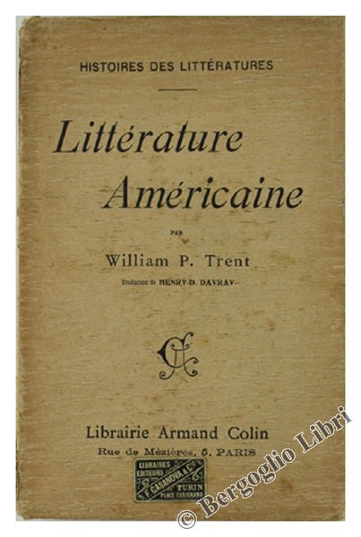 LITTERATURE AMERICAINE.