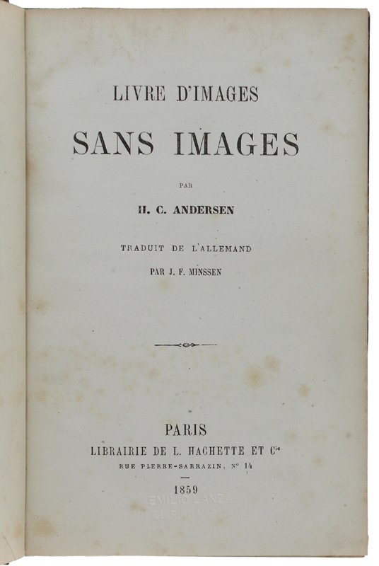 LIVRE D'IMAGES SANS IMAGES. | Immagine principale