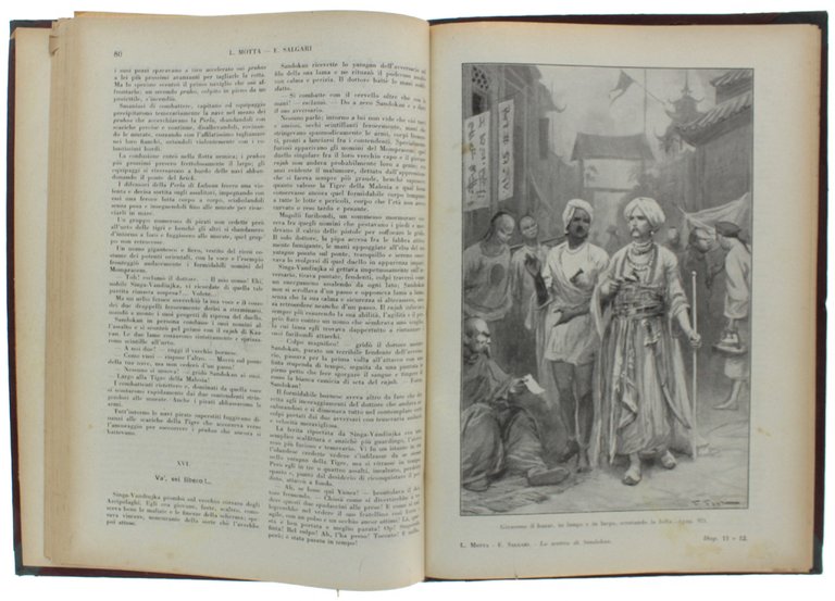 LO SCETTRO DI SANDOKAN. Romanzo d'avventure.