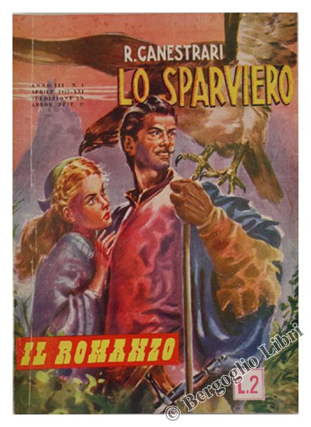 LO SPARVIERO.Il Romanzo, Anno III - N.4 - 1943.
