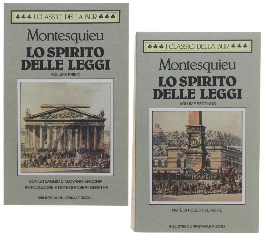 LO SPIRITO DELLE LEGGI. Prefazione di Giovanni Macchia Introduzione, cronologia, … | Immagine principale