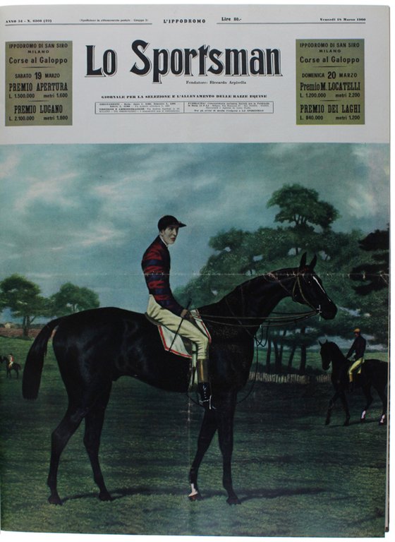 LO SPORTSMAN - l'Ippodromo. Anno 1960 completo. Giornale per la …