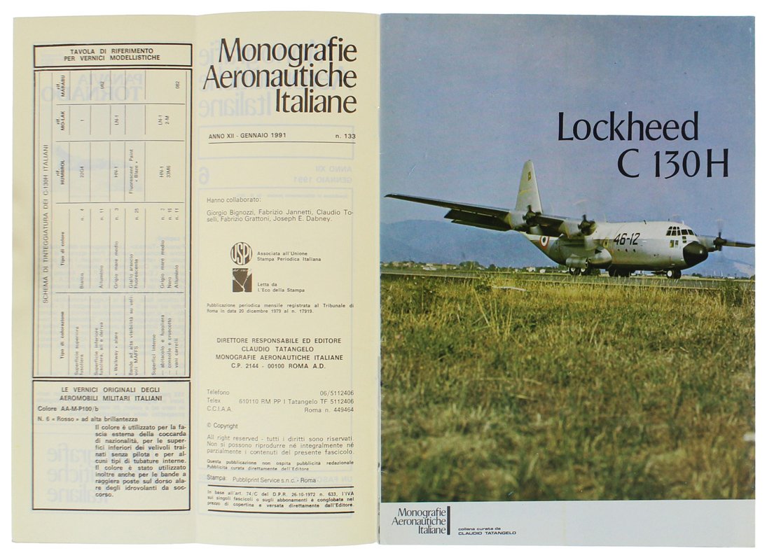 LOCKHEED C 130 H - Monografie Aeronautiche Italiane n. 6 …