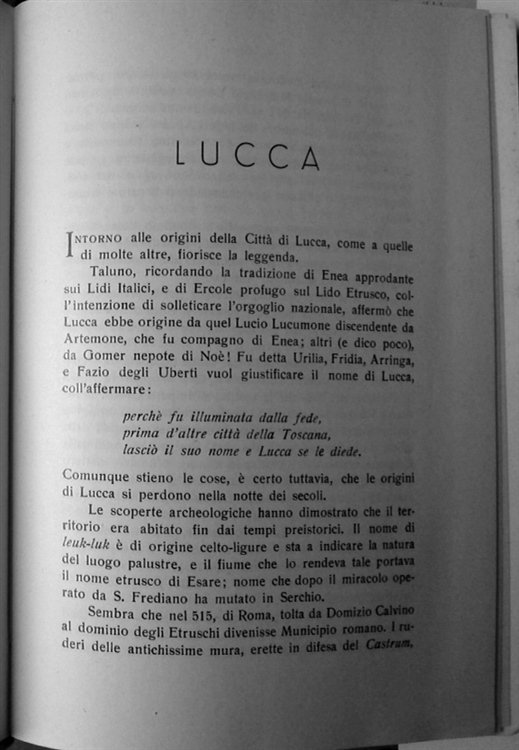 LUCCA E DINTORNI. Guida storico artistico religiosa.