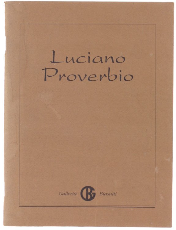 LUCIANO PROVERBIO "NEVI E SILENZI",