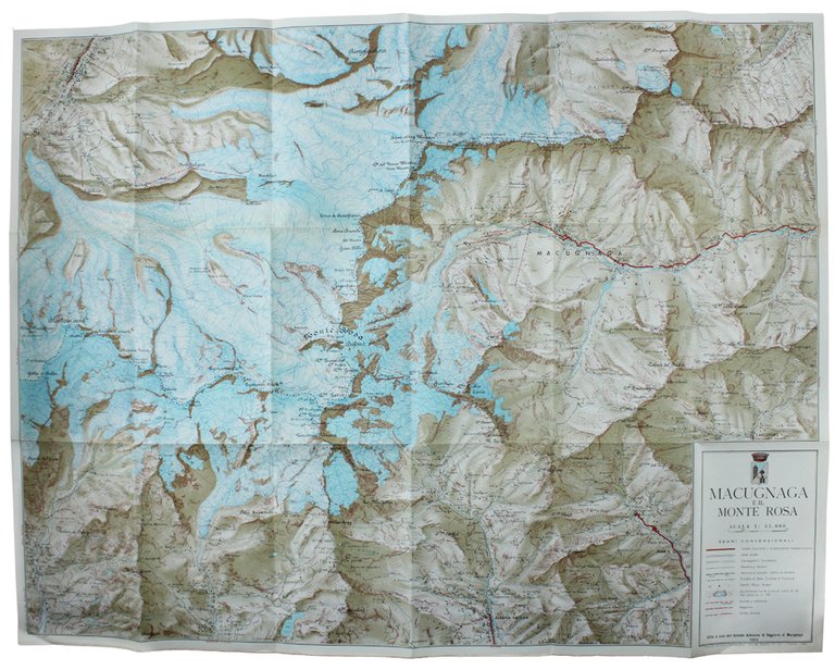 MACUGNAGA e il MONTE ROSA Scala 1:35.000
