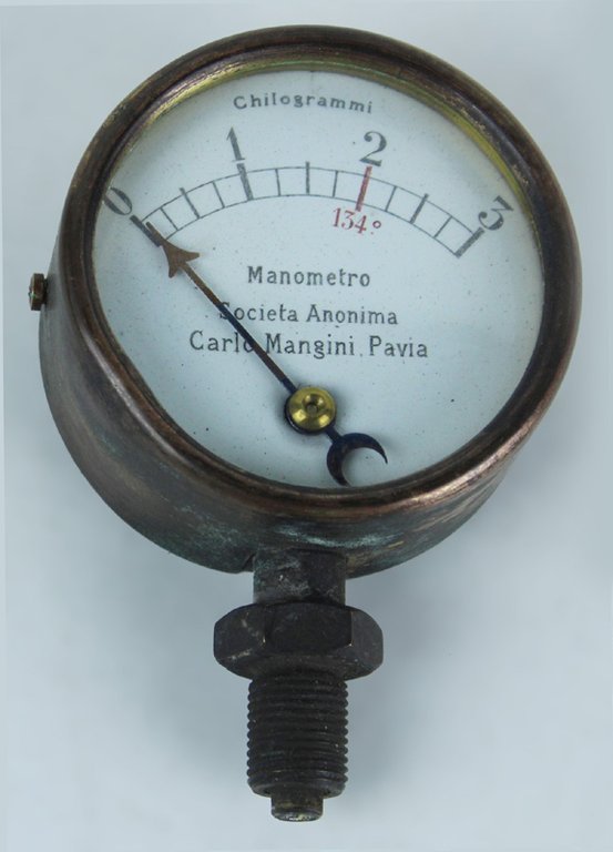 MANOMETRO antico KG 3 - S.A.CARLO MANGINI PAVIA | Immagine Gallery 3