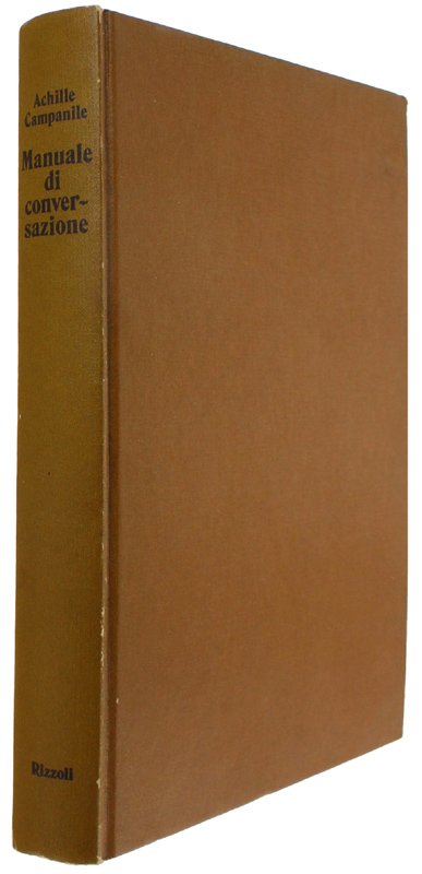 MANUALE DI CONVERSAZIONE [1a edizione, buono stato]